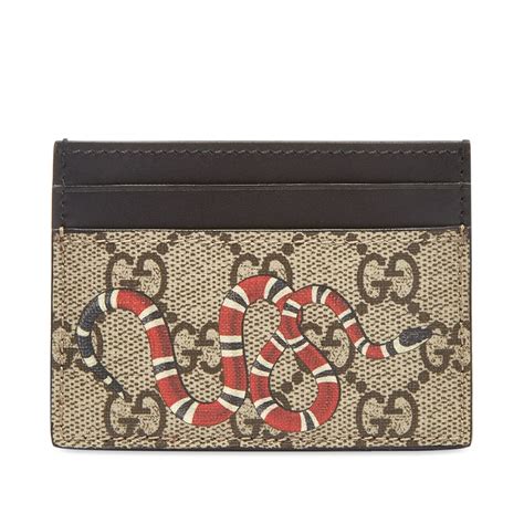 used gucci card holder|gucci card holder with snake.